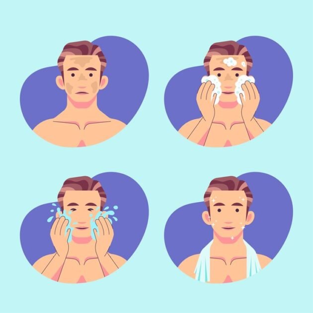 Steps for men skincare routine